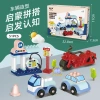 Grandes bloques de construcción de partículas para niños puzzles assembly slide blocks DIY escenas para hombres y niñas 3-6 años de edad regalos juguetes al por mayor details Picture